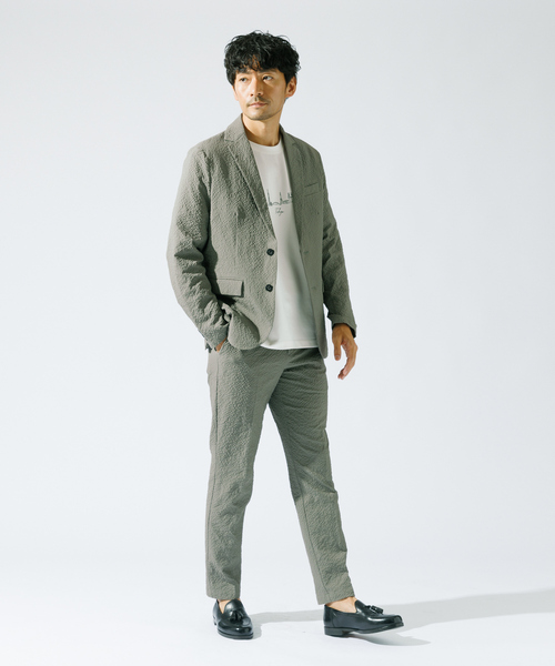 ABAHOUSE GRAY スラックス 「QuickDry / セットアップ対応」オニ