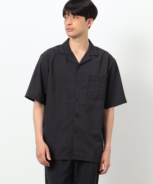 オープンカラーシャツ XXL COMME CA ISM（コムサイズム） シャツ ファンクショナル リネンライク