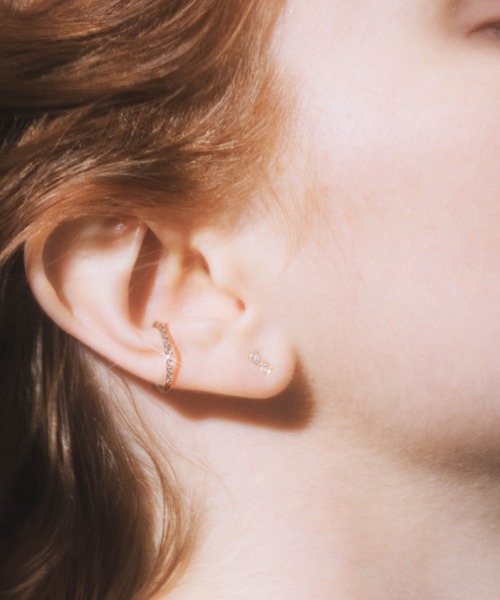 les bonbon（ルボンボン） ピアス 「les bonbon」two diamond pierce