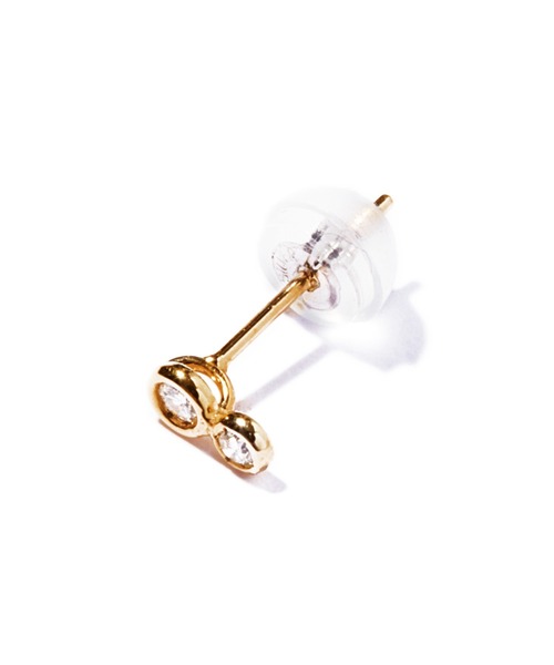les bonbon（ルボンボン） ピアス 「les bonbon」two diamond pierce