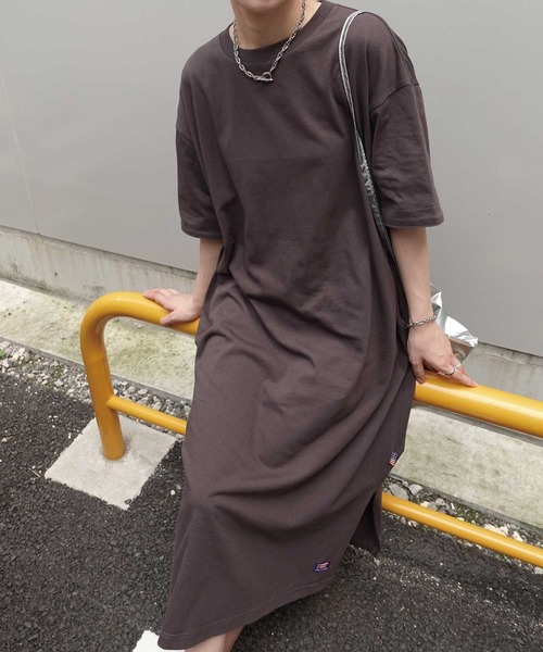 スペシャル価格　4t110cm ワンピース　tシャツ生地着心地抜群　２点セット CORNERS ワンピース USAコットンビッグシルエットTシャツ