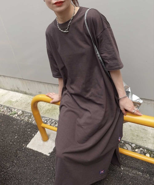 coohem ワンピース CORNERS ワンピース USAコットンビッグシルエットTシャツ