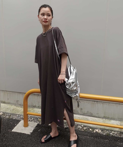 coohem ワンピース CORNERS ワンピース USAコットンビッグシルエットTシャツ