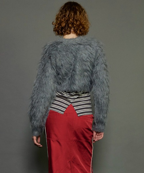 多数芸能人が衣装で使用！maisonspecial ニット 25AW PRE-ORDER】Printed Knit Tops/プリントニットトップス
