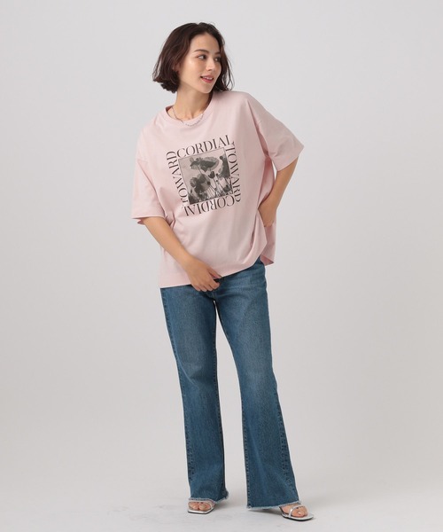 BAYFLOW tシャツ 「シワになりにくい」フォトプリントワイドT