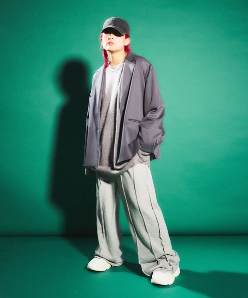プニュズ✾なっとうスエットパンツ② PUNYUS スウェットパンツ ジャージ カットオフスウェットパンツ