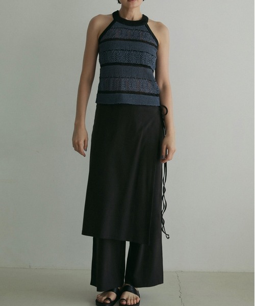 トップス anuke Border Knit Tanktop セール】Border Knit Tanktop（タンクトップ）｜anuke（アンヌーク）の