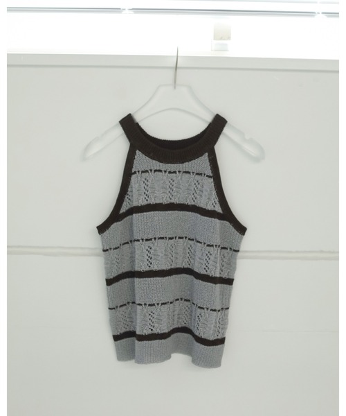 トップス anuke Border Knit Tanktop セール】Border Knit Tanktop（タンクトップ）｜anuke（アンヌーク）の