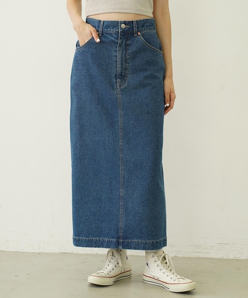MILKFED.（ミルクフェド） デニムスカート DENIM LONG SKIRT