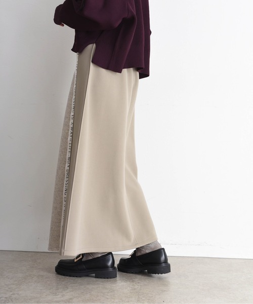 ★【新品】エイミーロウ ロゴテープジップボンディングスカート 今季新作 大人気★ Eimee Law（エイミーロウ） スカート ボンディング ロゴテープフレアー