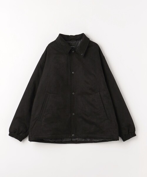 ブルゾン アウター Morley スエードライク コーチジャケット メンズ 