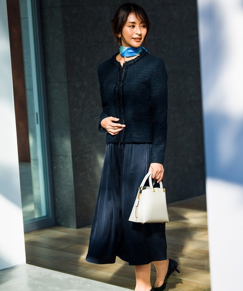 ROPE'（ロペ） スカート ワッシャープリーツスカート/イージーケア