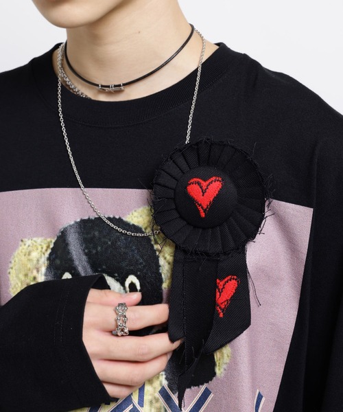 ブローチ BOYS ロゼッタ レディース メンズ