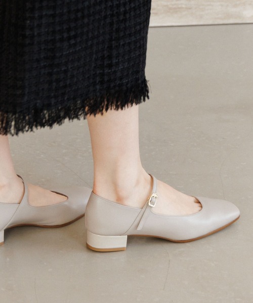 HIMIKO パンプス 「Made in Japan」「HIMIKO」「撥水」スクエアトゥ