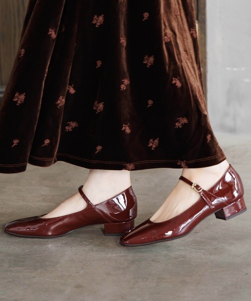 HIMIKO パンプス 「Made in Japan」「HIMIKO」「撥水」スクエアトゥ