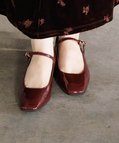 HIMIKO パンプス 「Made in Japan」「HIMIKO」「撥水」スクエアトゥ