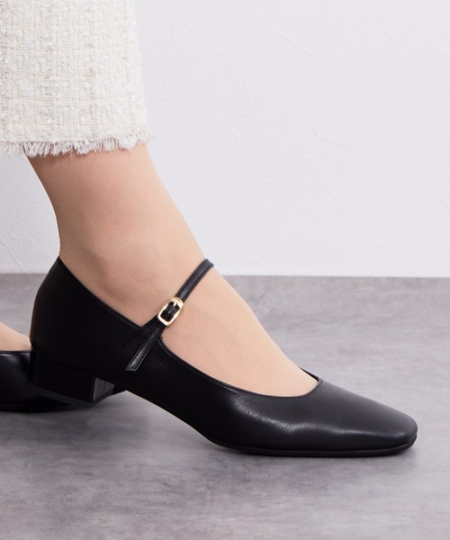 HIMIKO パンプス 「Made in Japan」「HIMIKO」「撥水」スクエアトゥ