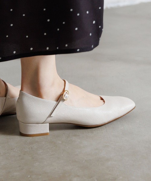 HIMIKO パンプス 「Made in Japan」「HIMIKO」「撥水」スクエアトゥ