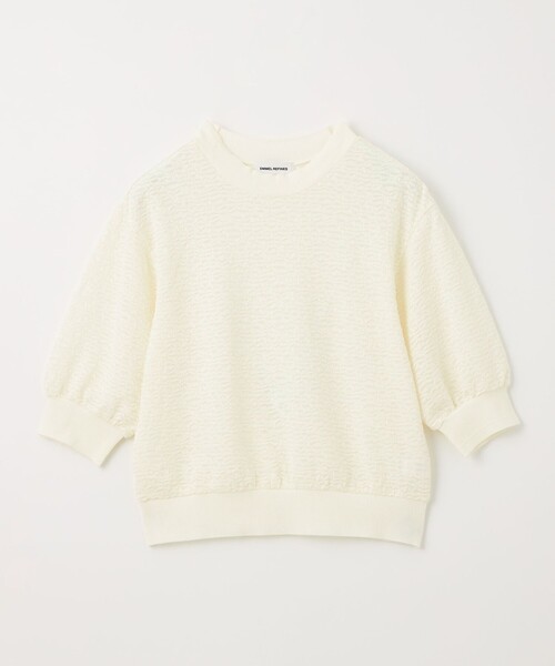 tシャツ 「EMMEL REFINES」EM ジャカード カットソー プルオーバー レディース EMMEL REFINES tシャツ 「EMMEL REFINES」EM ジャカード