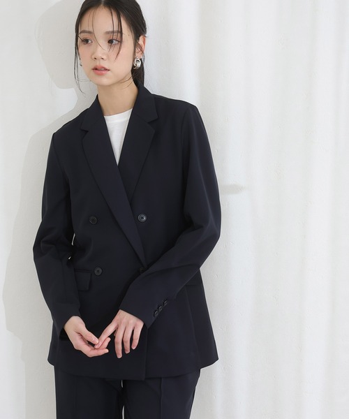 ブラック ダブルブレスト スーツセット卒業式 入学式 即完売品 WYM 7days Life Styling セレモニースーツ セットアップ 入学式 卒業式