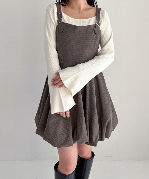Heather ジャンパースカート アソートバルーンミニジャンスカ