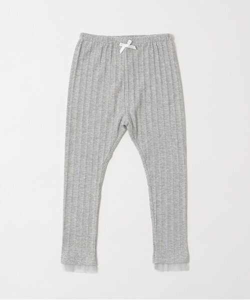 レギンス スパッツ 裾チュールフリル9分丈レギンス「子供服」「キッズ 