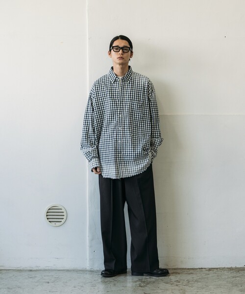 NAUTICA シャツ NAUTICA/ノーティカ Faded Crushed L/S Shirt