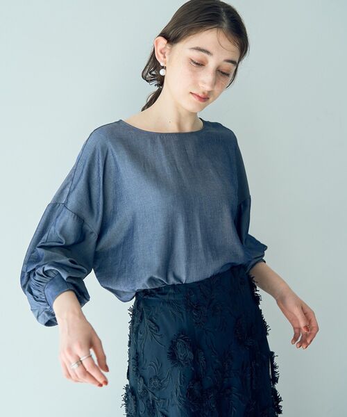 YECCA VECCA ブラウス シャツ 2wayボリューム袖ブラウス