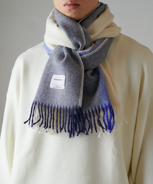 「THE INOUE BROTHERS」 マフラー FREE キナリ レディース_画像3