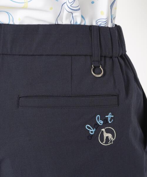 パンツ UVカット/接触冷感 クールタッチグレンチェッククロップドパンツ レディースの画像