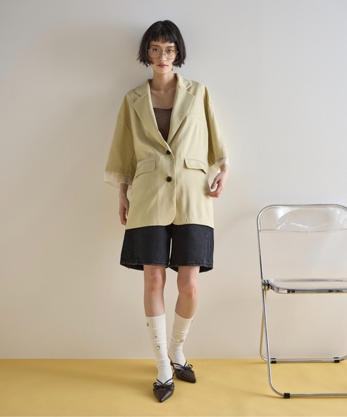 よん様 THE Yon ハーフパンツ ワイドパンツ ジーンズ デニム デニムパンツ