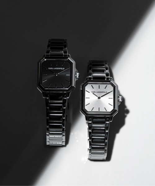 カールラガーフェルド レディース腕時計 美品 KARL LAGERFELD 腕時計 「KARL LAGERFELD/カール