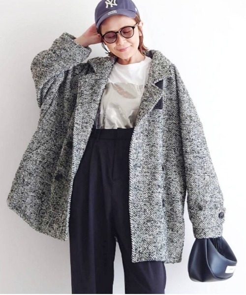 notch. ピーコート M グレー レディース : ZOZOTOWN Yahoo!店 - 通販