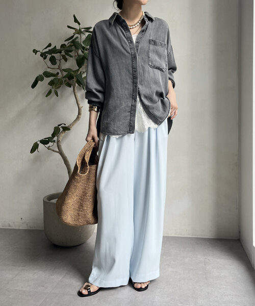 DouDou（ドゥドゥ） ブラウス シャツ 「新色追加/WEB限定」バック