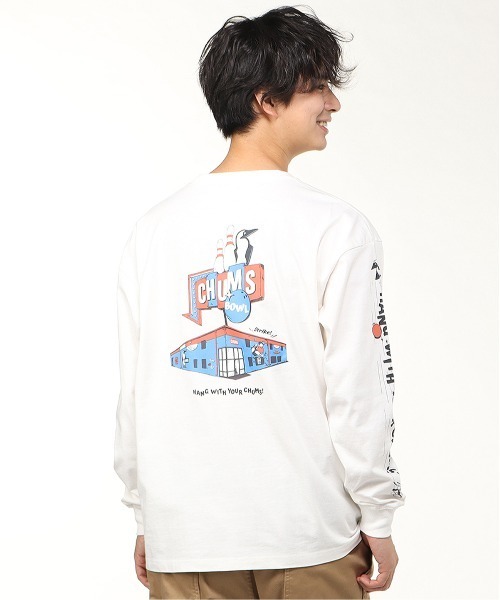 CHUMS（チャムス） tシャツ ロンT/長袖Tシャツ バックプリント CH01