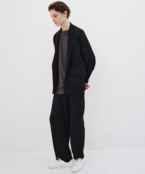 ジャケット テーラードジャケット COLD DRY PLEATS リラックスジャケット メンズの画像
