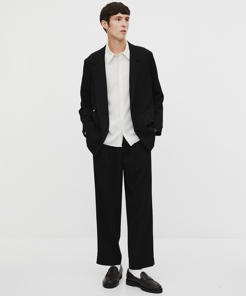 ジャケット テーラードジャケット COLD DRY PLEATS リラックスジャケット メンズの画像