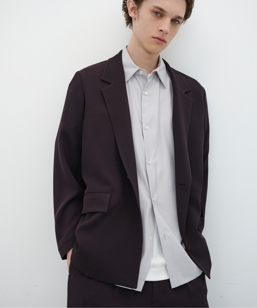 ジャケット テーラードジャケット COLD DRY PLEATS リラックスジャケット メンズの画像