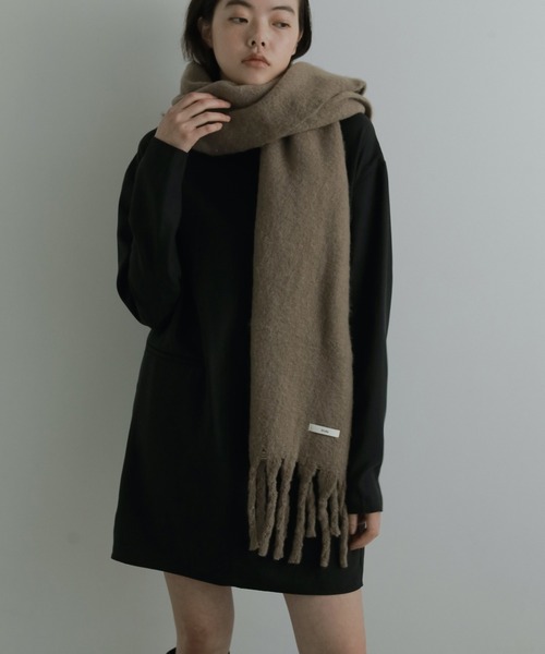 anuke ストール マフラー Soft Fringe Stole レディース