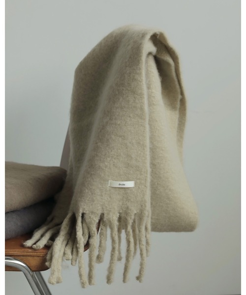 anuke（アンヌーク） ストール マフラー Soft Fringe Stole レディース