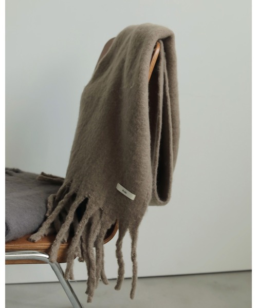 anuke（アンヌーク） ストール マフラー Soft Fringe Stole レディース