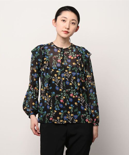 UNITED ARROWS 「UNITED ARROWS」 長袖ブラウス 36 ブラック