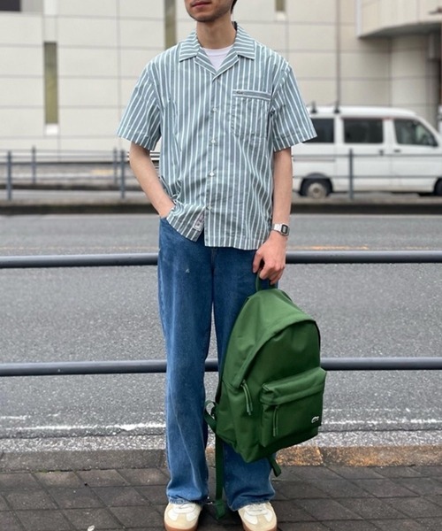 LACOSTE（ラコステ） シャツ ストライプオープンカラーシャツ メンズ