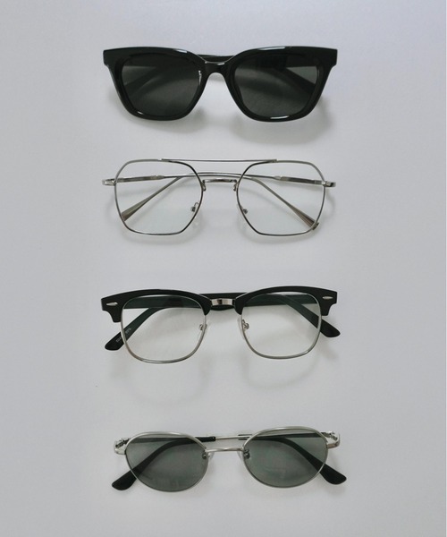 Lynn. 伊達メガネ メガネ 眼鏡 Wednesday classic brow glasses / UV