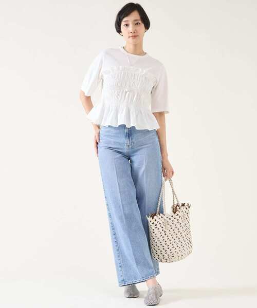 tシャツ 「追加」シャーリングコンビプルオーバー レディース martinique tシャツ 「追加」シャーリングコンビプルオーバー