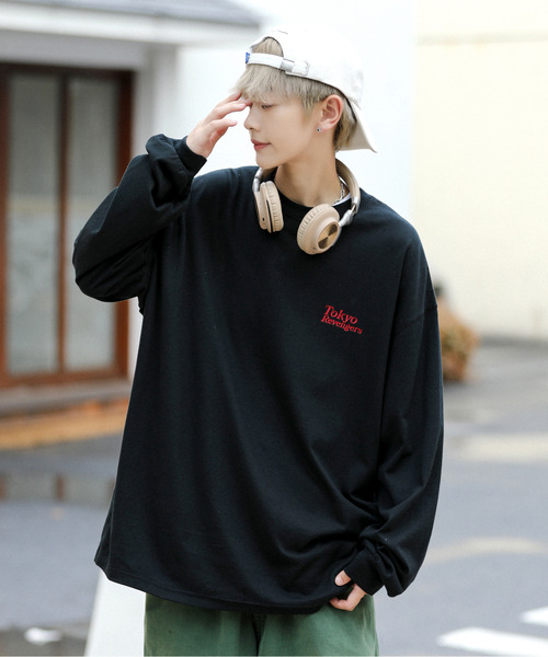 「DISCUS」 長袖Tシャツ MEDIUM オートミール メンズ