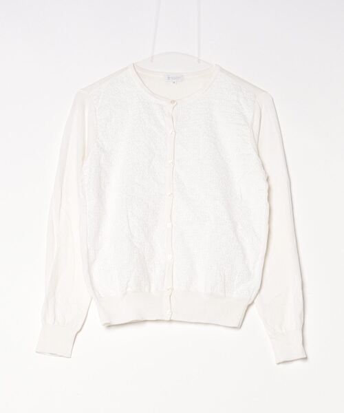 「MACKINTOSH PHILOSOPHY」 ニットカーディガン 38 ホワイト レディース