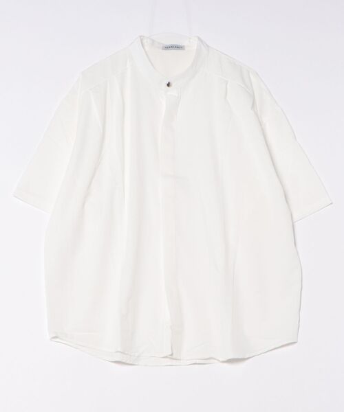 シャツ 半袖 バンドカラー半袖シャツ メンズ : ZOZOTOWN Yahoo!店