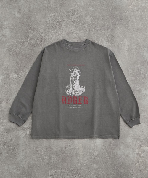 「ADRER」 長(zhǎng)袖Tシャツ S ブラック メンズ