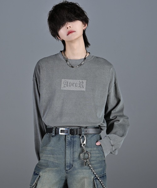 「ADRER」 長(zhǎng)袖Tシャツ S ブラック メンズ